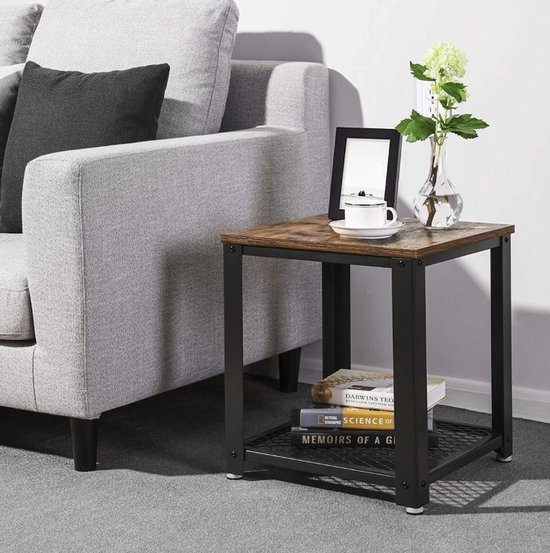 bol.com | MIRA - Bijzettafel | Opbergruimte | Woonkamer | Slaapkamer