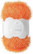 Rico Creative Bubble 021 orange - fil polyester / éponge à récurer - aiguille 2 à 4mm - 1 pelote