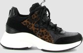 Sneakers Micro Leopard 1900653 Zwart/Tan