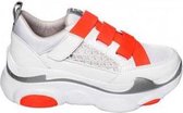 Ewoll Dames Sport Sneaker met hoge zool - Oranje - Maat 36