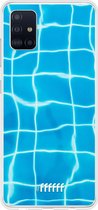 Samsung Galaxy A51 Hoesje Transparant TPU Case - Blue Pool #ffffff