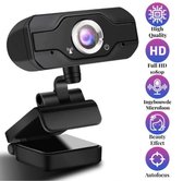 Webcam 1080P Full HD - usb webcam - met microfoon