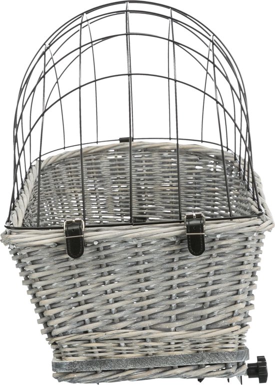 Trixie - Fietsmand - Bagagedrager - Met Rooster - Grijs - 55X35X49 CM van Trixie — afbeelding 5