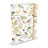 Peter Pauper Notitieboek - Songbirds - small - met elastieksluiting - 13x18 cm