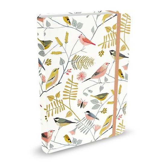 Peter Pauper Notitieboek - Songbirds - small - met elastieksluiting - 13x18  cm | bol.com