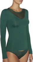 Top lange mouw Ysabelle Mora | Groen fantasia | S