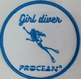 Badge Girl diver