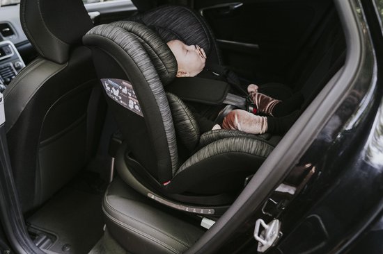 Autostoel Goliath Pro 0-1-2-3 Isofix Rotation Black/Grey | De Beste Keuze