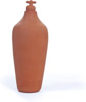 Tap Water Carafe - duinwater karaf (medium model) - terracotta kleur - steengoed