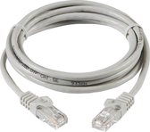ValeDelucs Internetkabel 2 meter - CAT5e UTP Ethernet kabel RJ45 - Patchkabel LAN Cable Netwerkkabel - Grijs