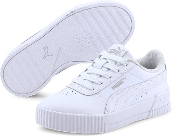 Kinderrijmpjes Kluisje Voorwaarde Puma Puma Carina Sneaker Sneakers - Maat 30 - Meisjes - wit | bol.com