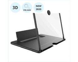 Beeldscherm Vergroter HD - Telefoon bioscoop - Schermvergroter - Thuisbioscoop - 3D - Smartphone Vergroter - ideaal voor Netflix films/series - Zwart