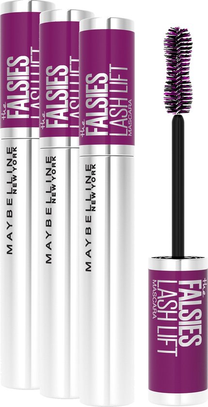 Maybelline The Falsies Lash Lift Mascara - 01 Black - Zwart - Volume Mascara
