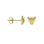 Karma Symbols oorbel M1370 Leopard goud