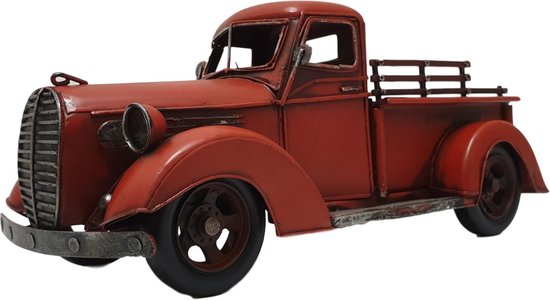 Afslachten Ontdekking versieren Miniatuur autos - Rode Truck als model auto 32cm| GerichteKeuze | bol.com