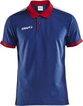 Craft Pro Control Sportpoloshirt, heren, blauw/rood