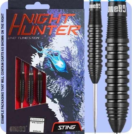 Afbeelding van het spel Dartpijlen One80  Night Hunter VHD Sting 24 gram