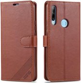 AZNS Huawei Y6p Portemonnee Stand Hoesje Bruin