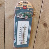Thermometer Tuin Metaal "Route 66 Service Repair" Shabby Vintage