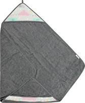 Badcape met capuchon - 85x85 cm - 100% Bamboe - Super Zacht - Regen