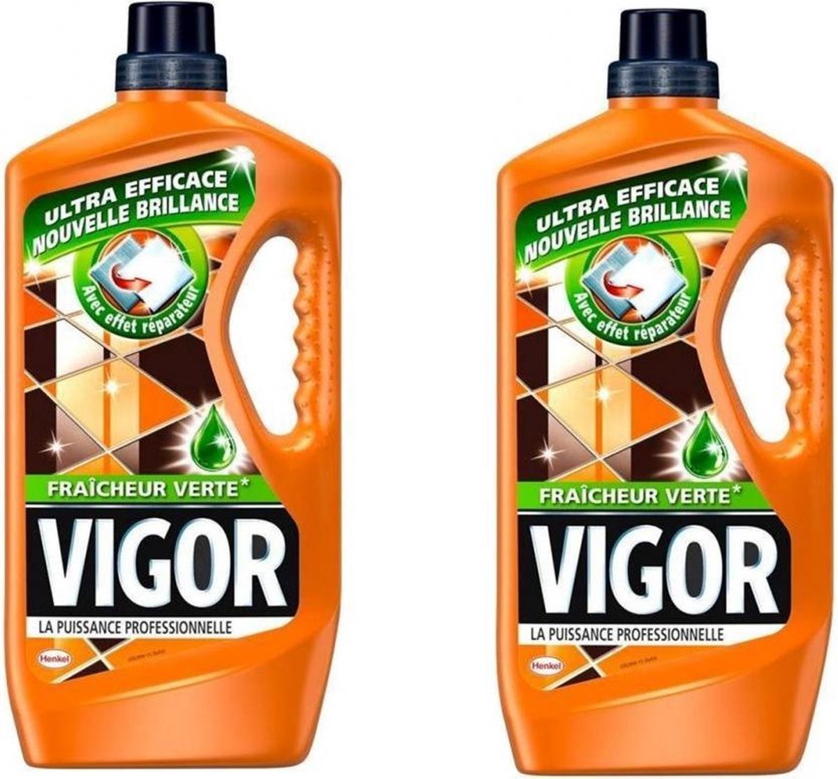 Produit de nettoyage VIGOR Effet Micro fissures dans les Sols et fournit  une brillance