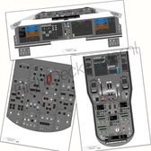 Boeing 787 - 8 / 9 - Triple-A (elk instrument panel op een eigen poster) FlightDeckPoster / Cockpitposter / Cockpit poster / Cockpit mockup