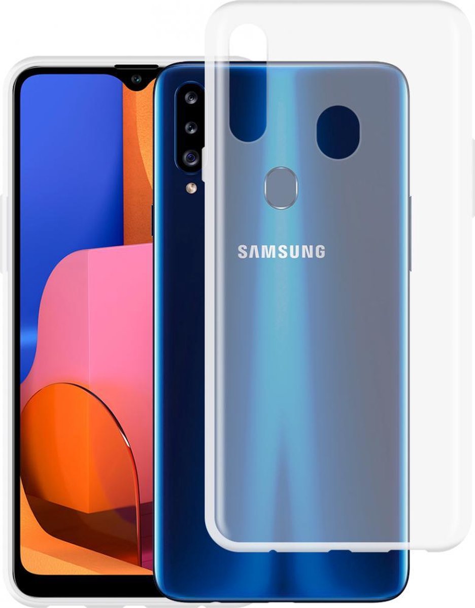 Samsung Galaxy A20s Soft TPU Hoesje - Transparant