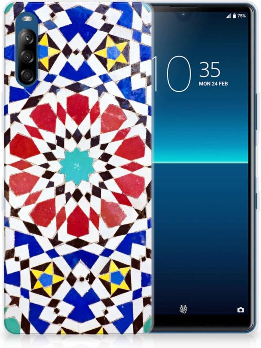 Sony Xperia L4 TPU Siliconen Hoesje Mozaïek