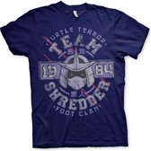 Teenage Mutant Ninja Turtles Heren Tshirt -M- Team Shredder Blauw