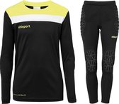 Uhlsport Sportkledingset - Maat 128  - Unisex - zwart/geel/wit