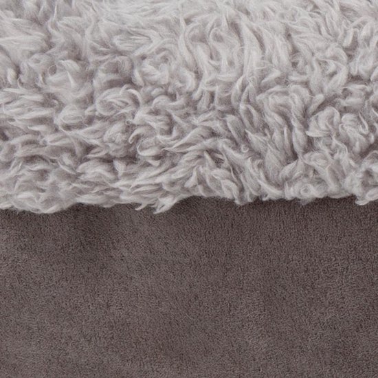 Scruffs Cosy - Comfortabel hondenkussen - Met imitatie suède buitenvoering en superzachte binnenvoering - Grijs - 100 x 70 cm