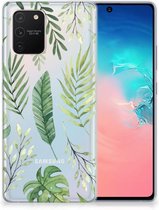 Back Case Siliconen Hoesje Geschikt voor Samsung Galaxy S10 Lite Telefoonhoesje Bladeren