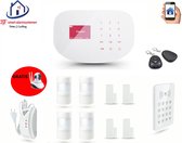 Home-Locking draadloos alarmsysteem AC-08 /wifi,gprs,sms set 8.