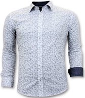 Exclusieve Italiaanse Heren Overhemd - Slim Fit - 3048 - White