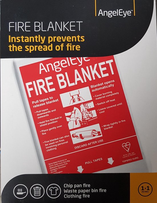 AngelEye branddeken 100 x 100cm