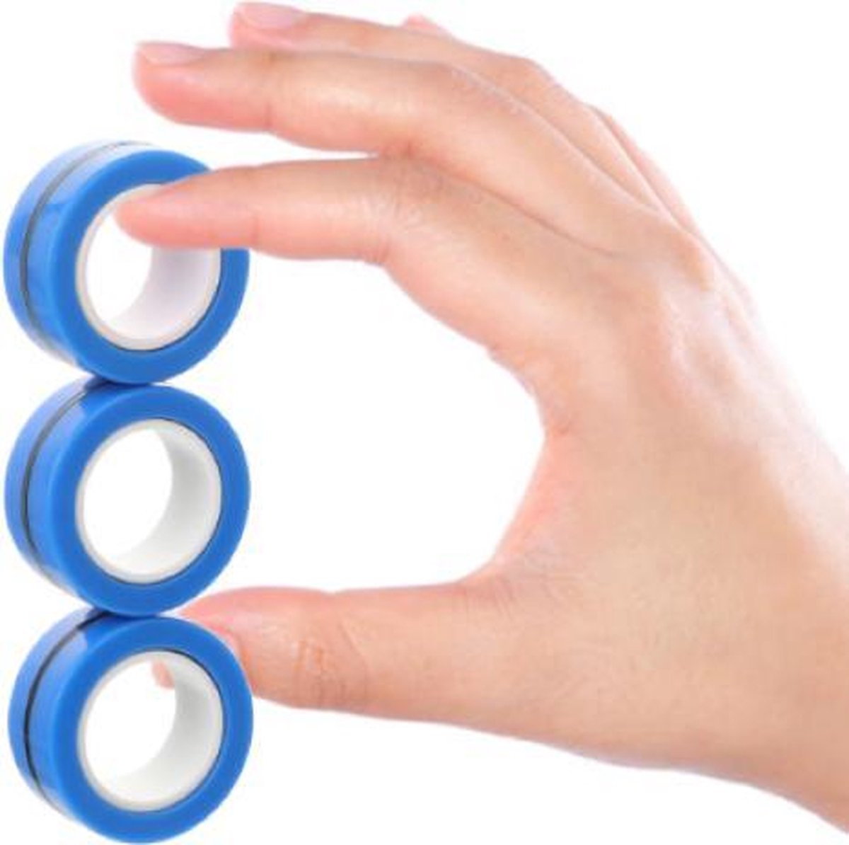 Zingbee 8 Stück Magnetische Fidget Toys, Silikon Magnetkugeln Anti-Stress Bälle, Sensorik Spielzeug für Erwachsene und Kinder, Sensorische Magnetische Kugeln Set, Stressabbau und Entspannung(Grün