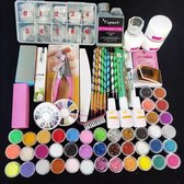 LOUZIR Acrylnagels Starterspakket- 42 kleuren Acryl Poeders- Nagelgel- Glitters - cadeautip