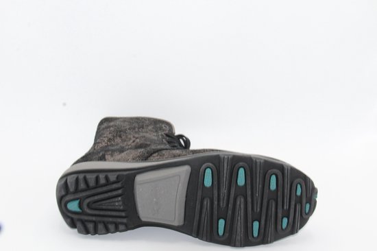 Xsensible stretchwalker halfhoog zwart metallic- Quebec- maat 39 | bol.com