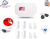 Home-Locking draadloos alarmsysteem AC-08 /wifi,gprs,sms set 5.