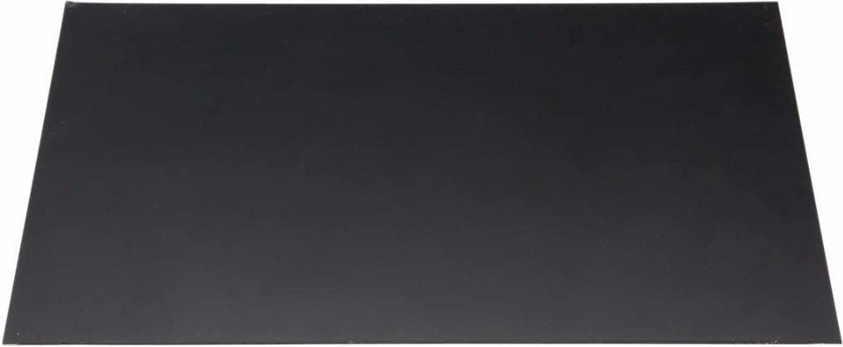 ABS-kunststof plaat-isolatie platen- 1000 x 500 mm kleur zwart in diktes 4  mm-maken... | bol.com