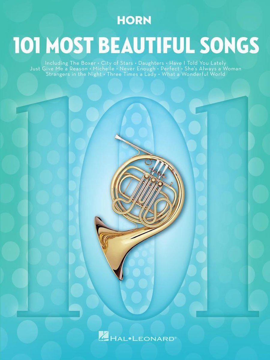Omslag van 101 Most Beautiful Songs for Horn