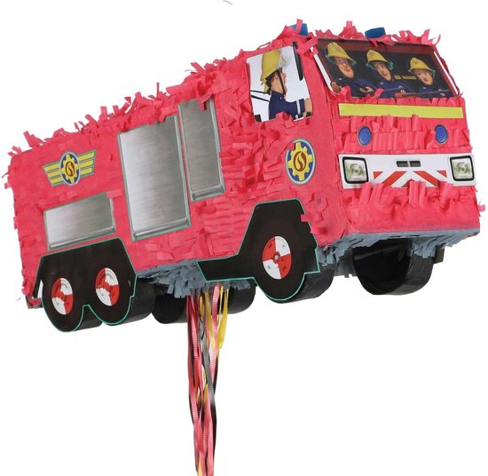 AMSCAN - Brandweerman Sam brandweerwagen pinata - Decoratie > Pinatas