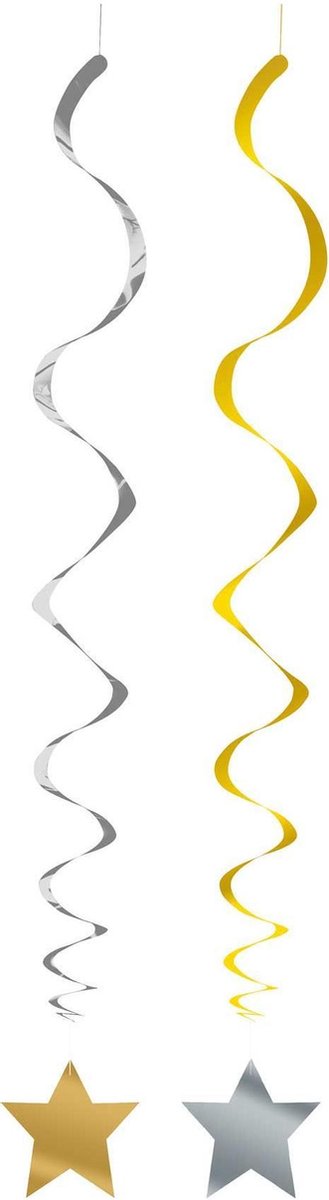 UNIQUE - Set sterren hangdecoraties