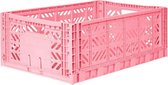 AyKasa Folding Crate Maxi Box - Pink