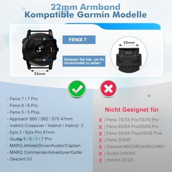 Strap For Garmin Fenix 7 6 Pro 5 Plus Smart Watch Band For Forerunner 935 945 Ap