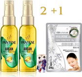 Pantene Pro V Huile capillaire Huile capillaire infusée d'argan - 2x100 ml - Cheveux capillaire d'argan - Pour Cheveux Droog et abîmés - Non gras ni collants