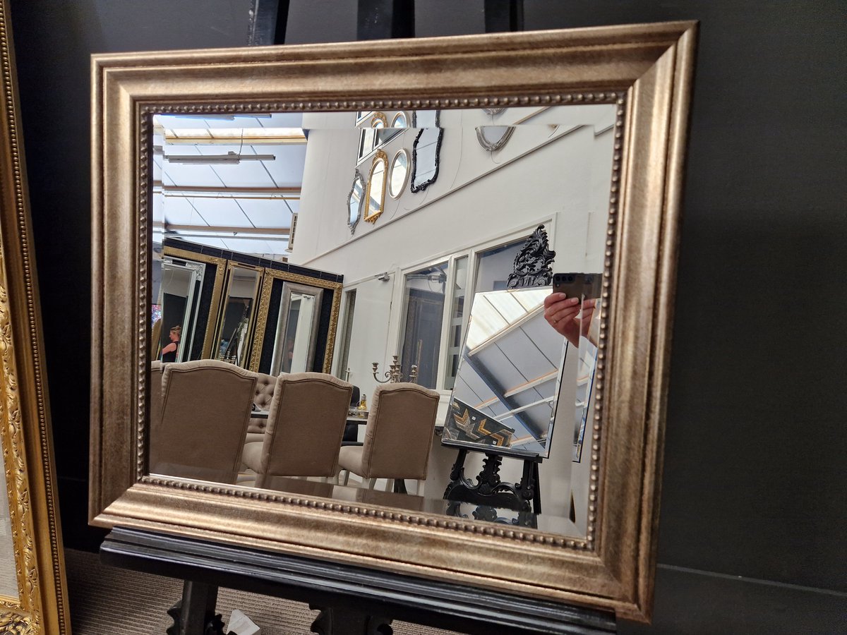 Spiegel Nino Antiekzilver Buitenmaat 65x91cm