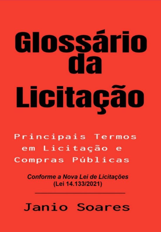 Glossário Da Licitação - cover