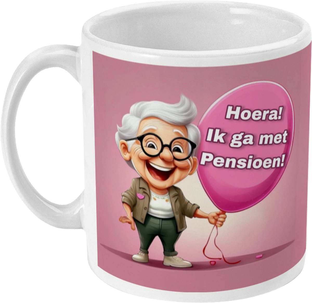Pensioen - Vrouw - Theemok - Koffiemok