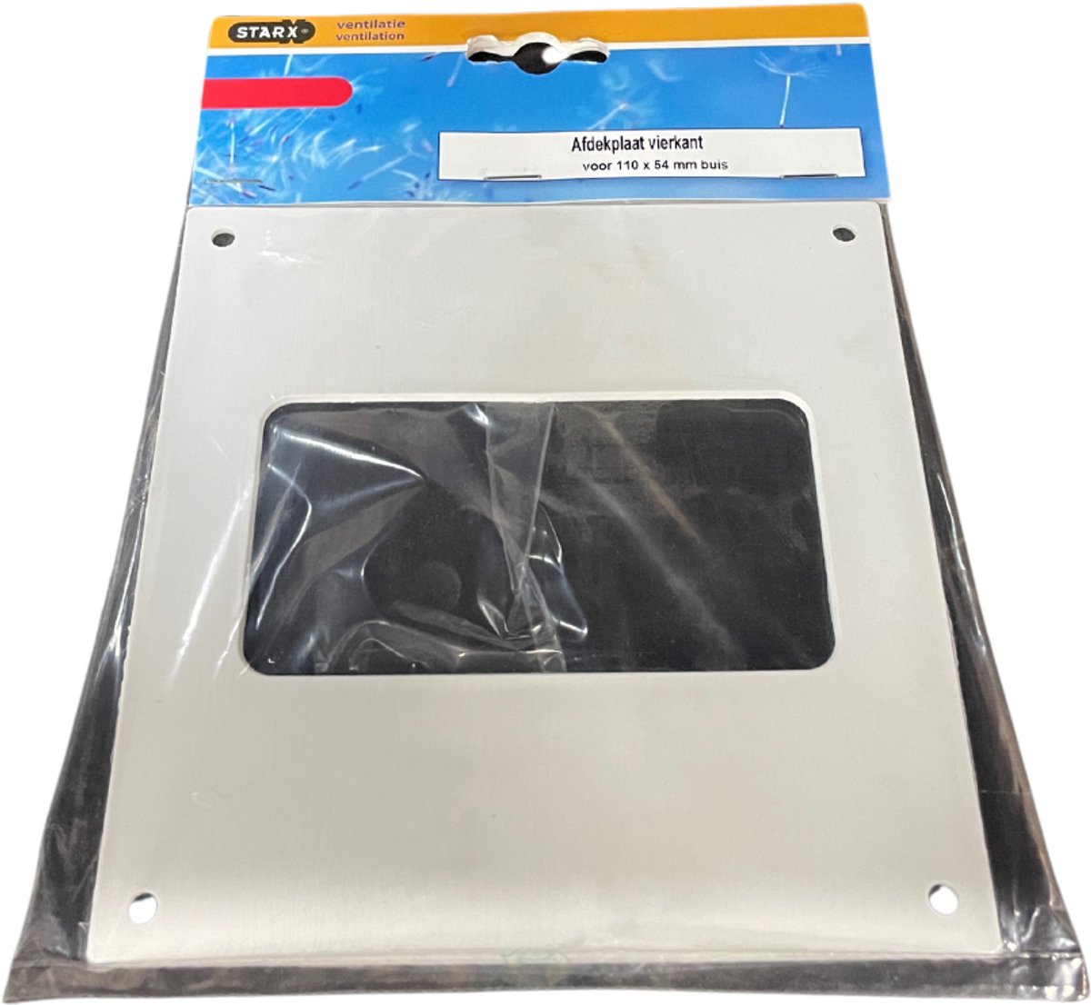 Starx afdekplaat vierkant 110X54mm